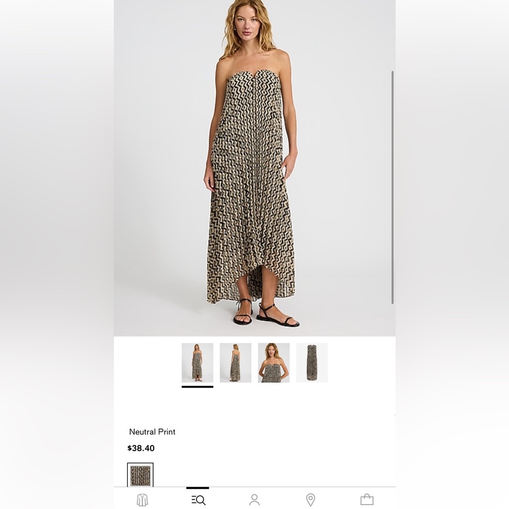 Elegant Black and Tan Maxi Skirt